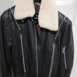 Diesel Leather jacket (L-feeder jacket)
